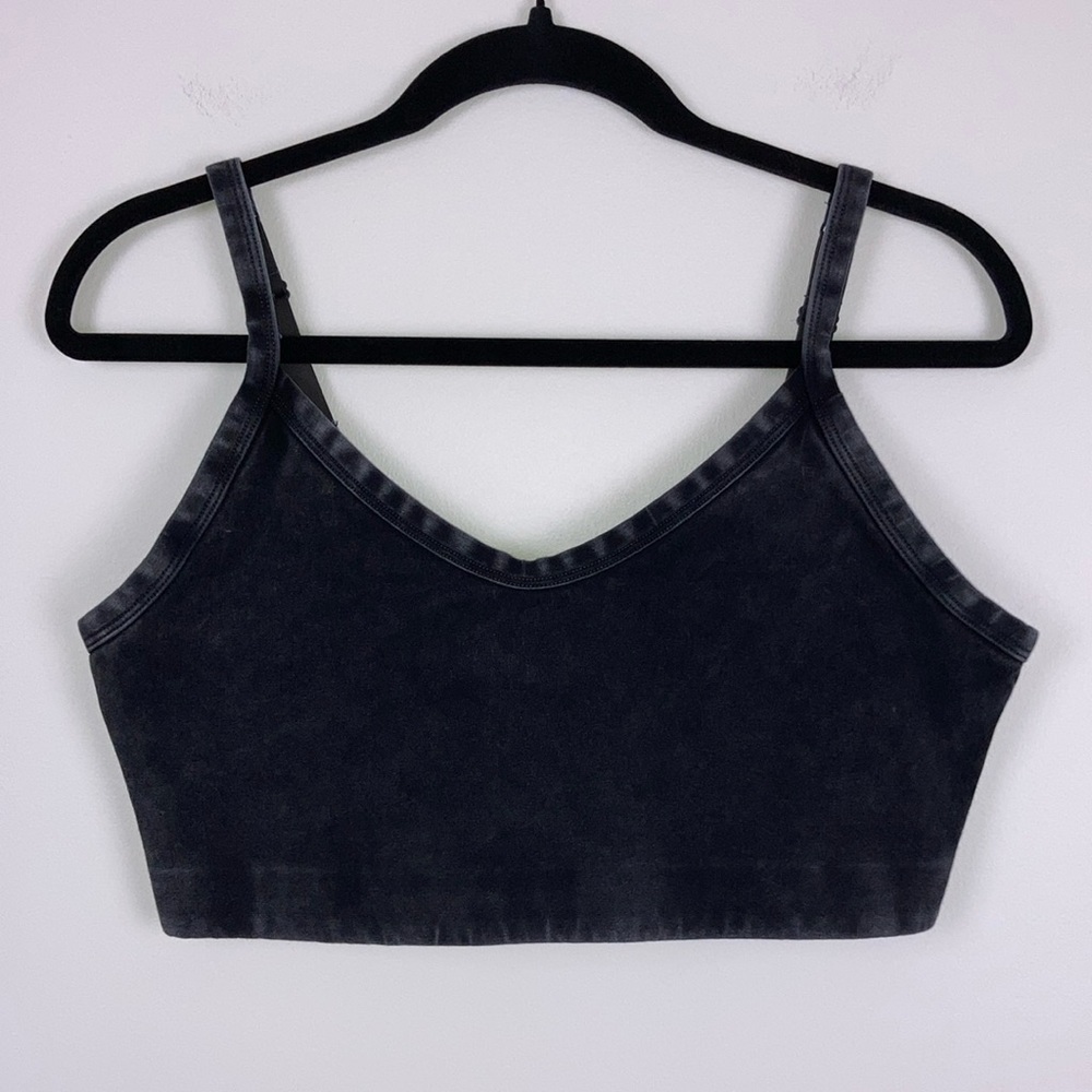 Aerie OG Recharge Sports Bra Light Support Women’s Size XL Gray Activewear